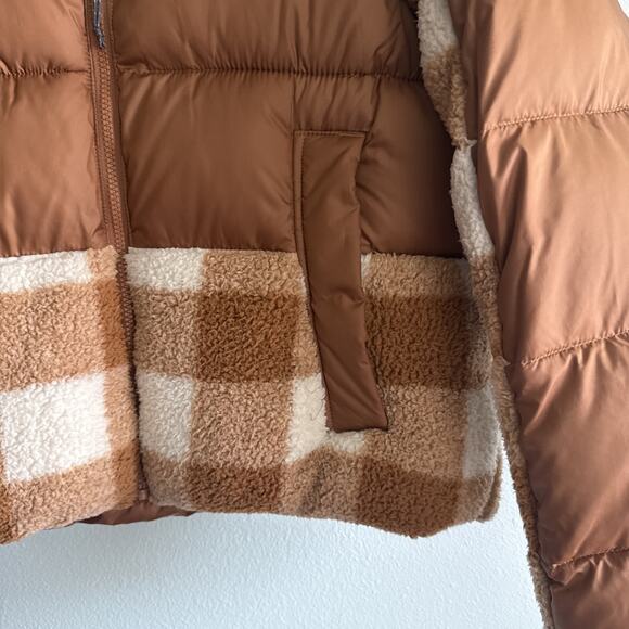 Columbia Brown and Cream Plaid Jacket - Picture 3 of 6